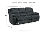 Draycoll Slate Reclining Sofa and Recliner from Ashley - Luna Furniture