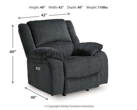 Draycoll 2 Power Reclining Loveseats and Recliner from Ashley Furniture - Luna Furniture