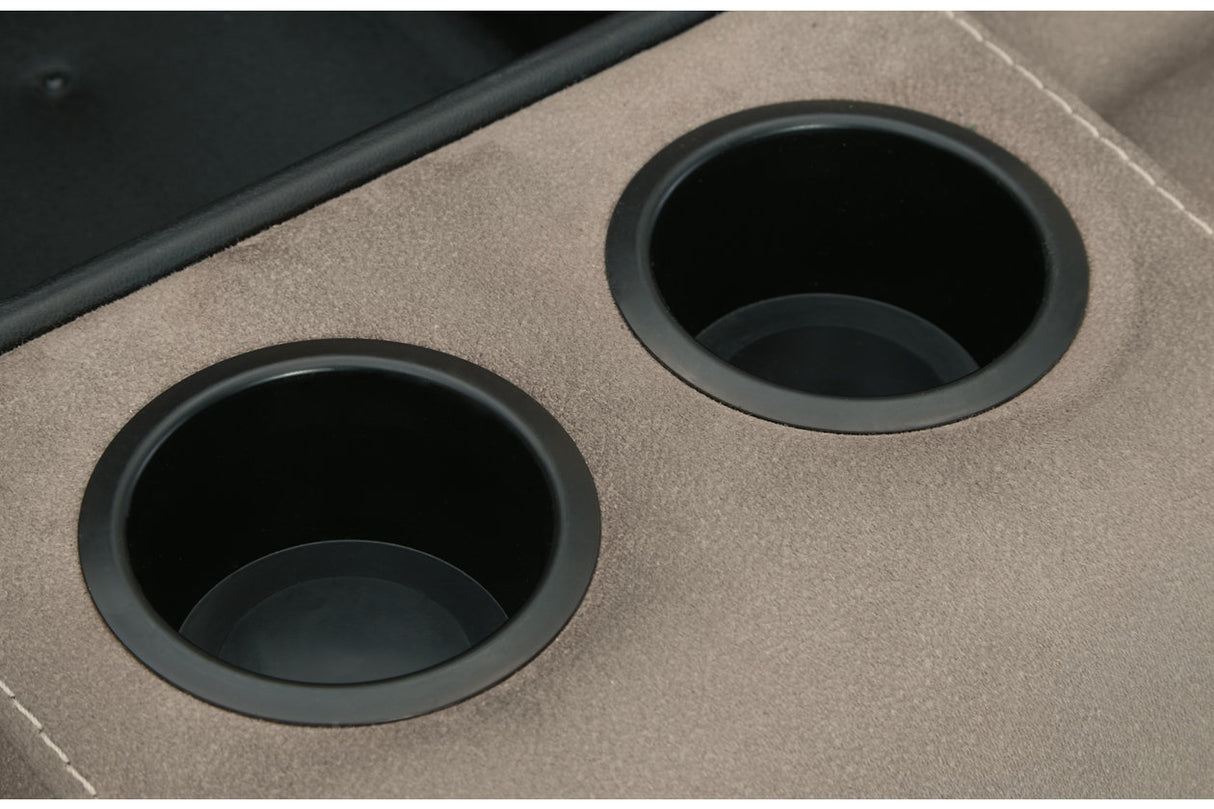 Cavalcade Slate Power Reclining Sofa and Loveseat from Ashley - Luna Furniture