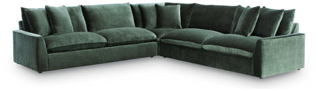 Carriage View Jade 3-Piece Sectional from Ashley - Luna Furniture