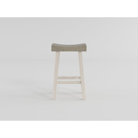 Caspian White/Coffee Counter Height Stool, Set of 2 from Homelegance - Luna Furniture