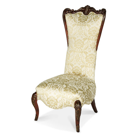 Imperial Court Radiant Chestnut High Back Chair from Michael Amini - Luna Furniture