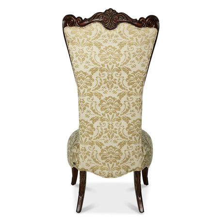 Imperial Court Radiant Chestnut High Back Chair from Michael Amini - Luna Furniture