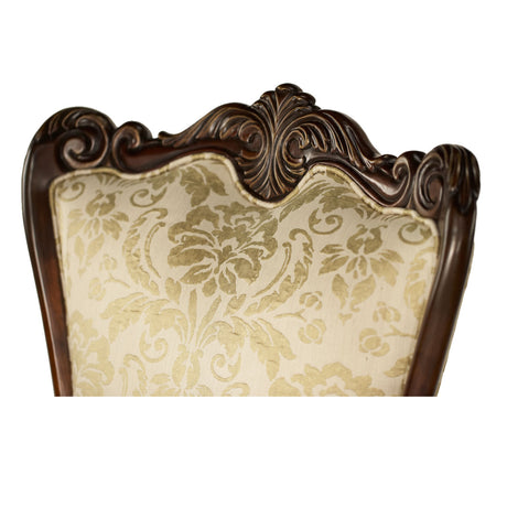 Imperial Court Radiant Chestnut High Back Chair from Michael Amini - Luna Furniture
