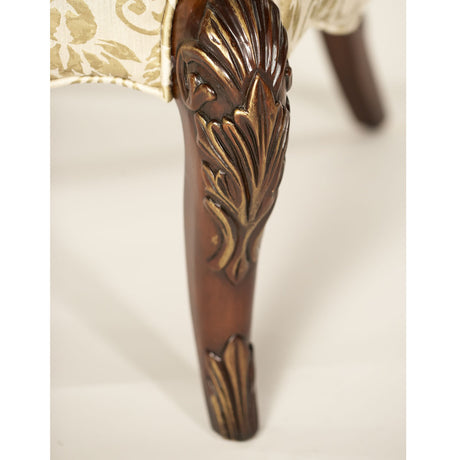 Imperial Court Radiant Chestnut High Back Chair from Michael Amini - Luna Furniture