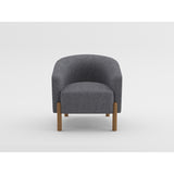 Crafton Dark Brown Leather Accent Chair from Homelegance - Luna Furniture