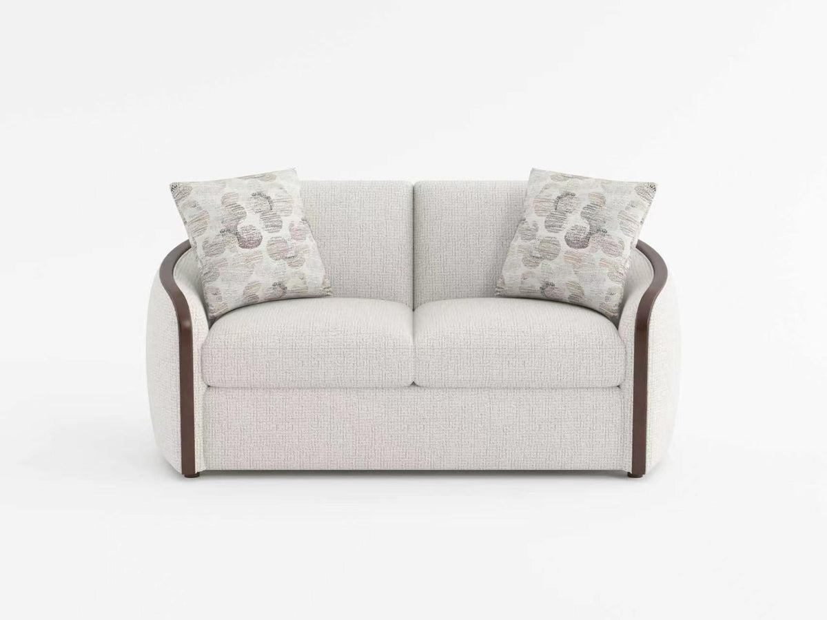 Loom Beige Loveseat from Homelegance - Luna Furniture