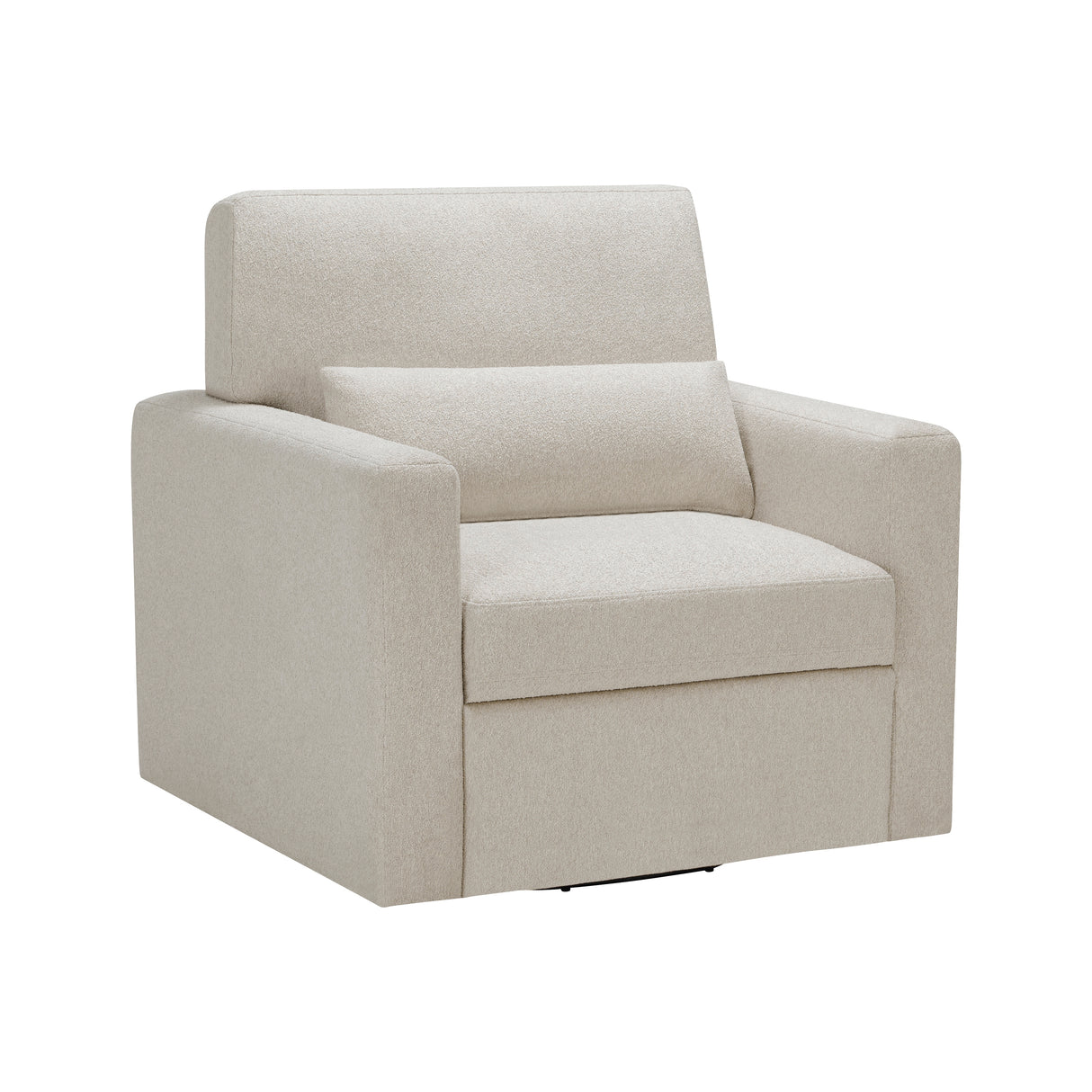 Pompano Beige Boucle Swivel Chair from Homelegance - Luna Furniture