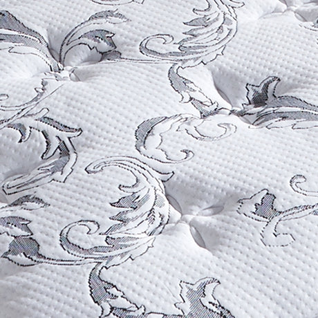 8 Inch Chime Innerspring Mattress with Adjustable Base in White from Ashley - Luna Furniture