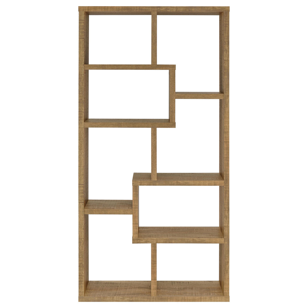 Theo Mango 71-inch 6-shelf Bookshelf from Coaster - Luna Furniture