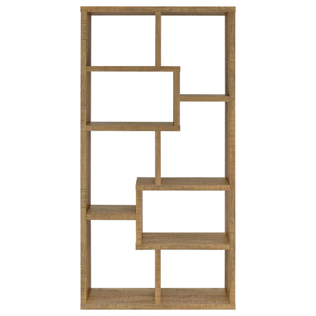 Theo Mango 71-inch 6-shelf Bookshelf from Coaster - Luna Furniture