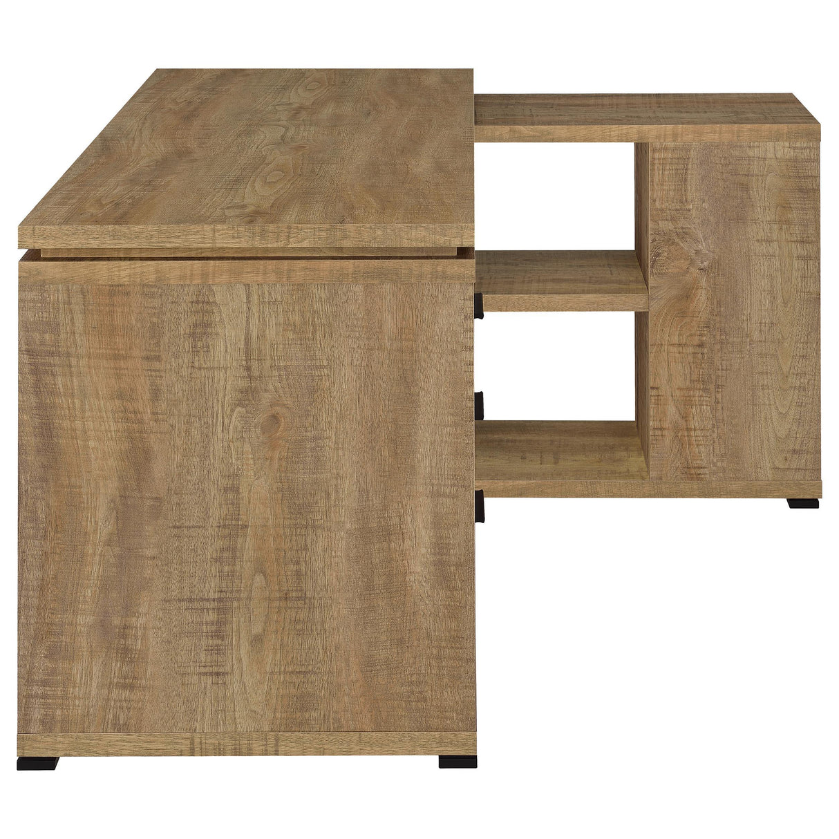 Yvette Mango 60-inch 3-drawer L-Shape Computer Desk from Coaster - Luna Furniture
