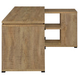 Yvette Mango 60-inch 3-drawer L-Shape Computer Desk from Coaster - Luna Furniture