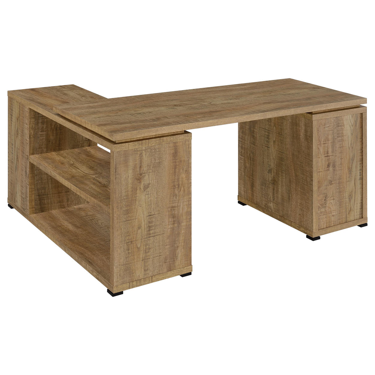 Yvette Mango 60-inch 3-drawer L-Shape Computer Desk from Coaster - Luna Furniture