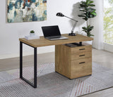 Brennan Mango 47-inch 3-drawer Office Computer Desk from Coaster - Luna Furniture