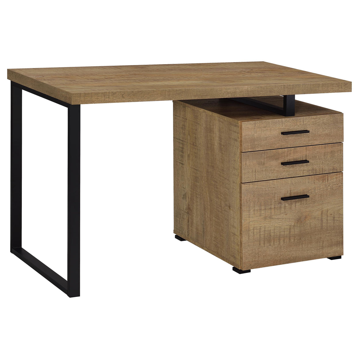 Brennan Mango 47-inch 3-drawer Office Computer Desk from Coaster - Luna Furniture