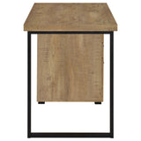Brennan Mango 47-inch 3-drawer Office Computer Desk from Coaster - Luna Furniture