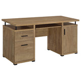 Tracy Mango 55-inch 2-drawer Office Computer Desk from Coaster - Luna Furniture