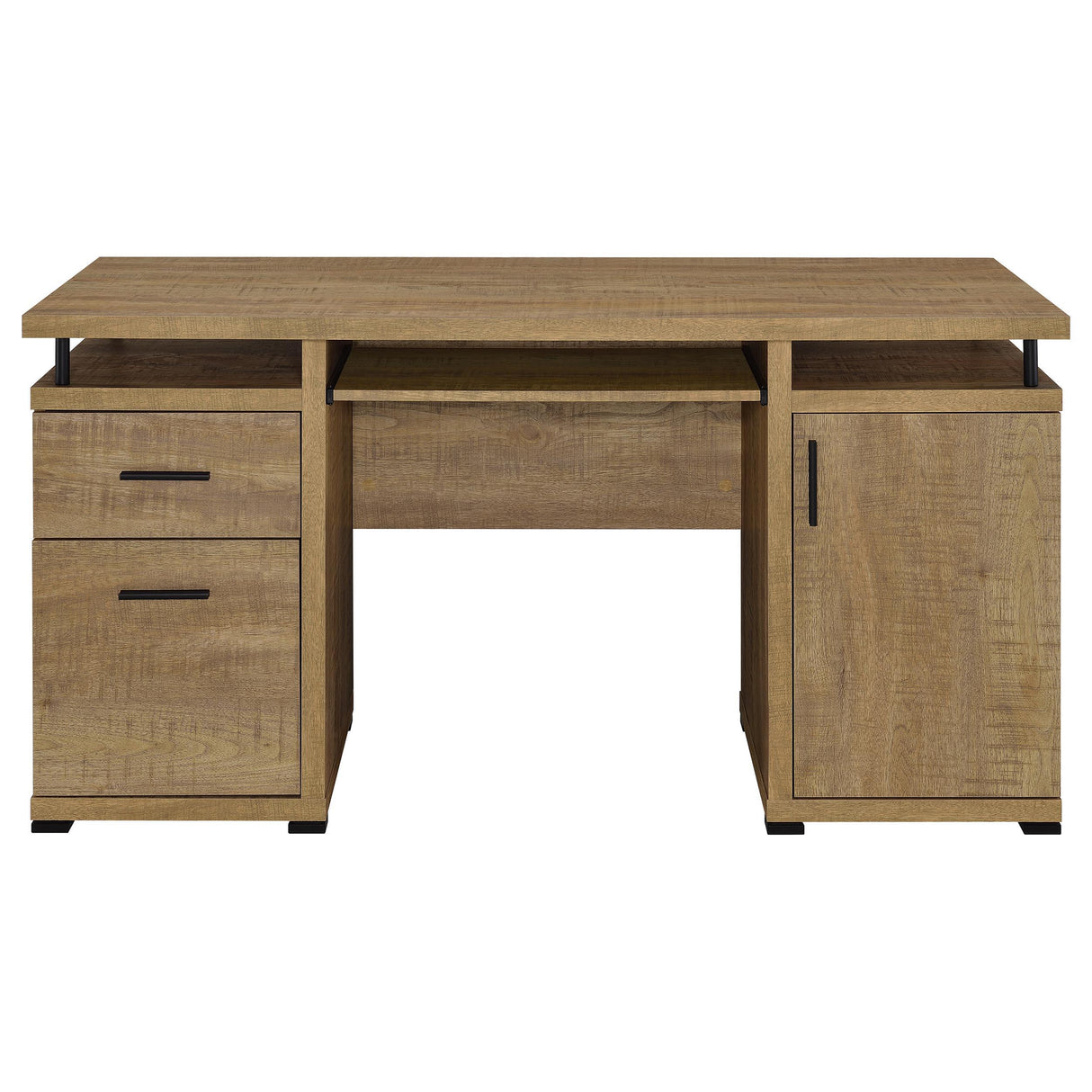 Tracy Mango 55-inch 2-drawer Office Computer Desk from Coaster - Luna Furniture