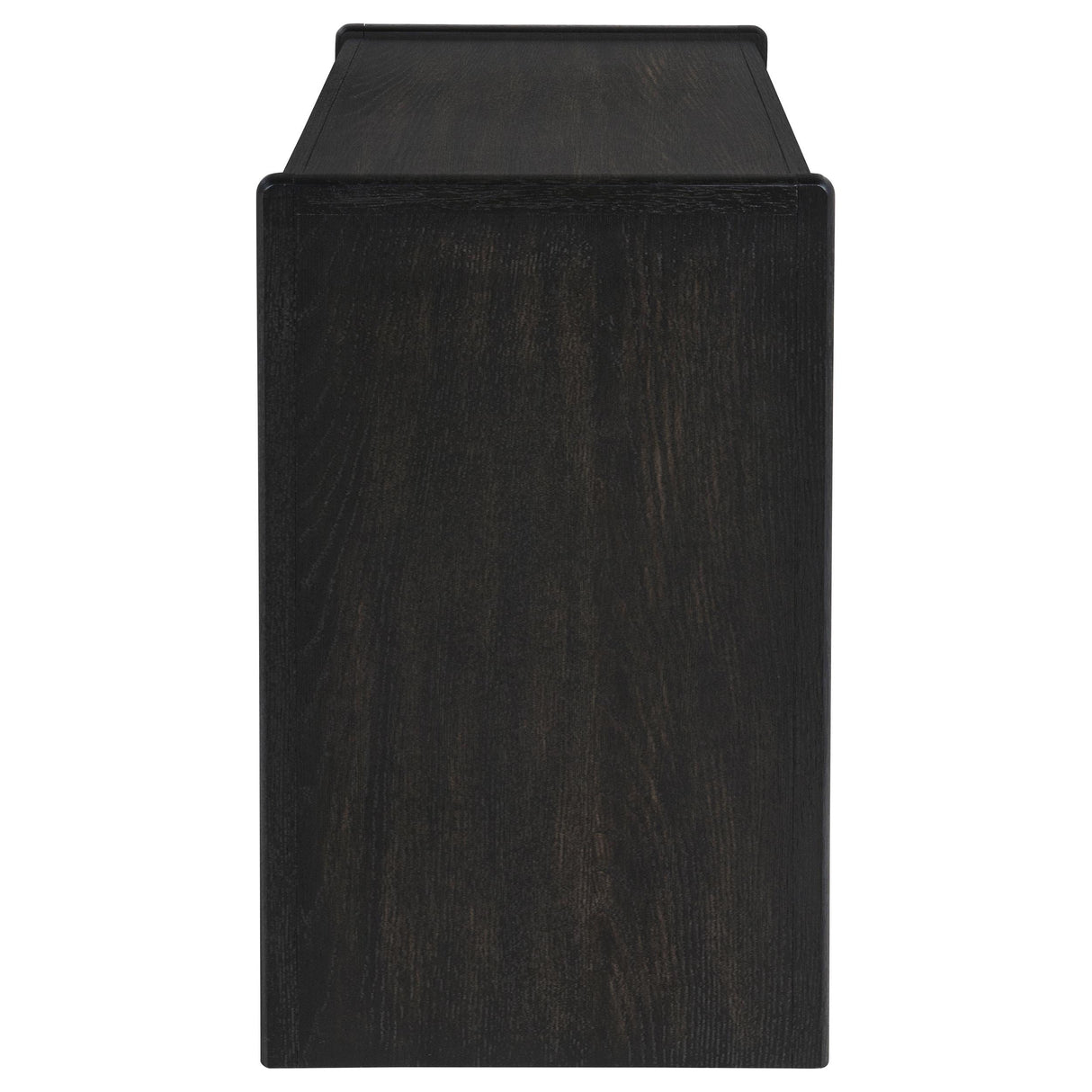 Leandro Burnished Black 2-drawer Home Office Writing Desk from Coaster - Luna Furniture