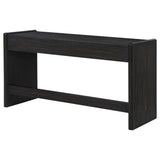 Leandro Burnished Black 2-drawer Home Office Writing Desk from Coaster - Luna Furniture