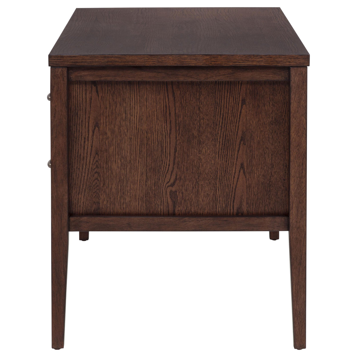 Graham Chocolate 54-inch 4-Drawer Double Pedestal Lift Top Computer Desk