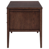 Graham Chocolate 54-inch 4-Drawer Double Pedestal Lift Top Computer Desk