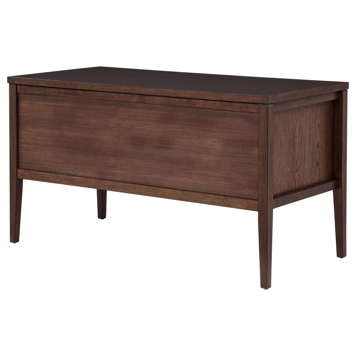 Graham Chocolate 54-inch 4-Drawer Double Pedestal Lift Top Computer Desk