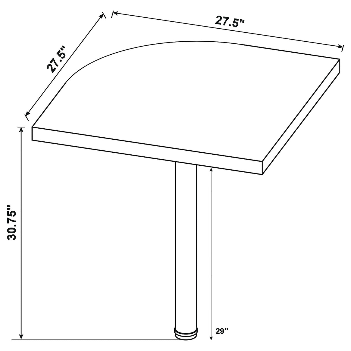 Skylar Cappuccino 4-Piece Desk Set from Coaster - Luna Furniture