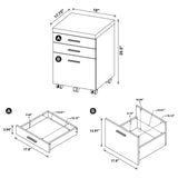 Skylar Cappuccino 4-Piece Desk Set from Coaster - Luna Furniture