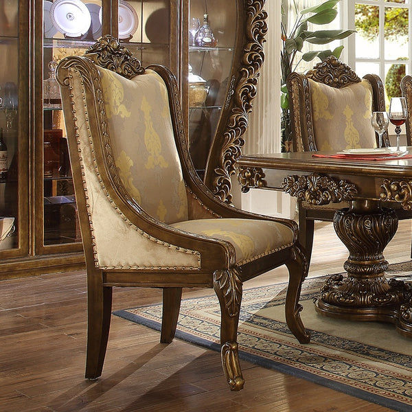HD-8011 Antique Gold/Perfect Brown Side Chair