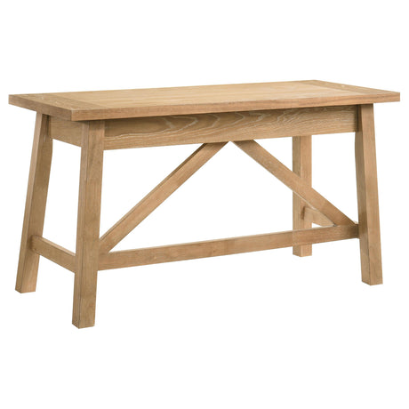 Fabian Distressed Light Brown 54-inch 2-drawer Computer Writing Desk from Coaster - Luna Furniture
