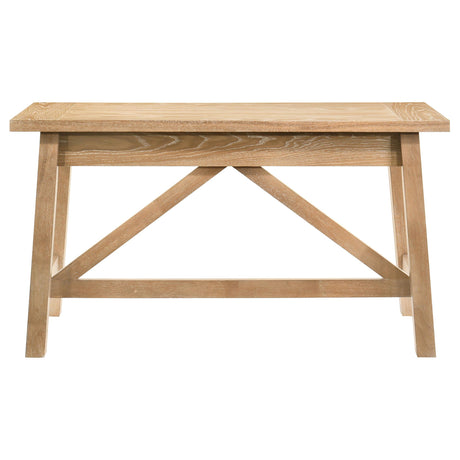 Fabian Distressed Light Brown 54-inch 2-drawer Computer Writing Desk from Coaster - Luna Furniture