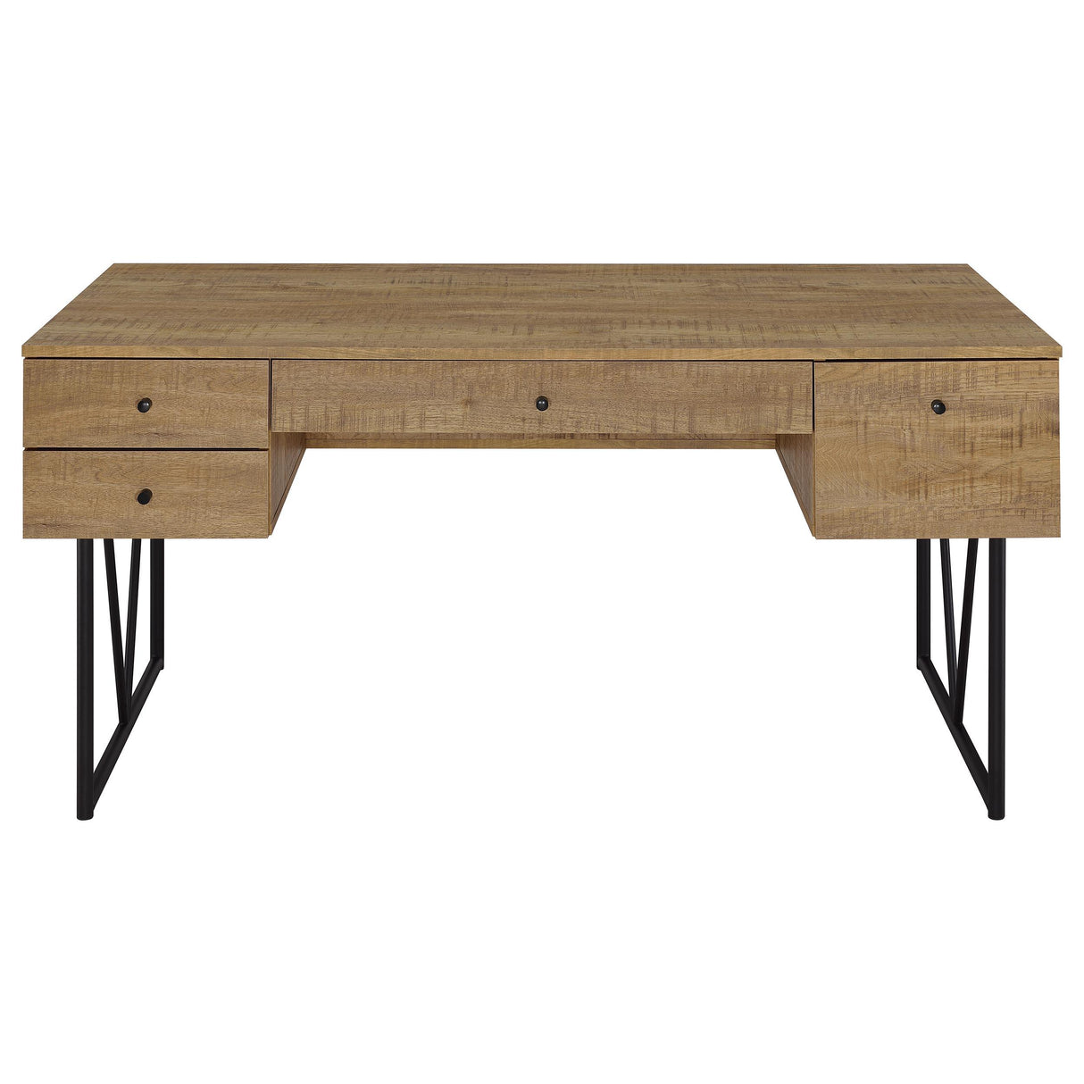 Analiese Mango 63-inch 4-drawer Writing Desk from Coaster - Luna Furniture