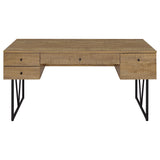 Analiese Mango 63-inch 4-drawer Writing Desk from Coaster - Luna Furniture