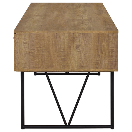 Analiese Mango 63-inch 4-drawer Writing Desk from Coaster - Luna Furniture