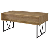 Analiese Mango 63-inch 4-drawer Writing Desk from Coaster - Luna Furniture