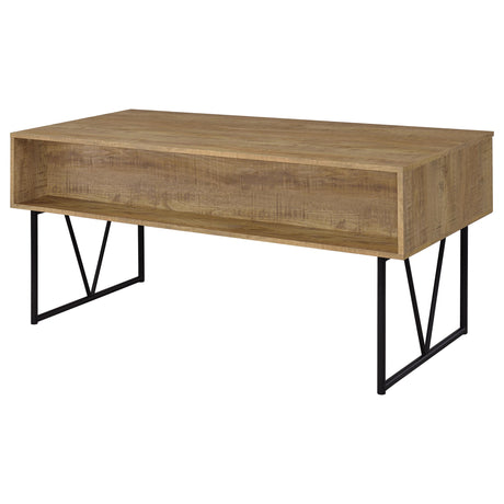 Analiese Mango 63-inch 4-drawer Writing Desk from Coaster - Luna Furniture