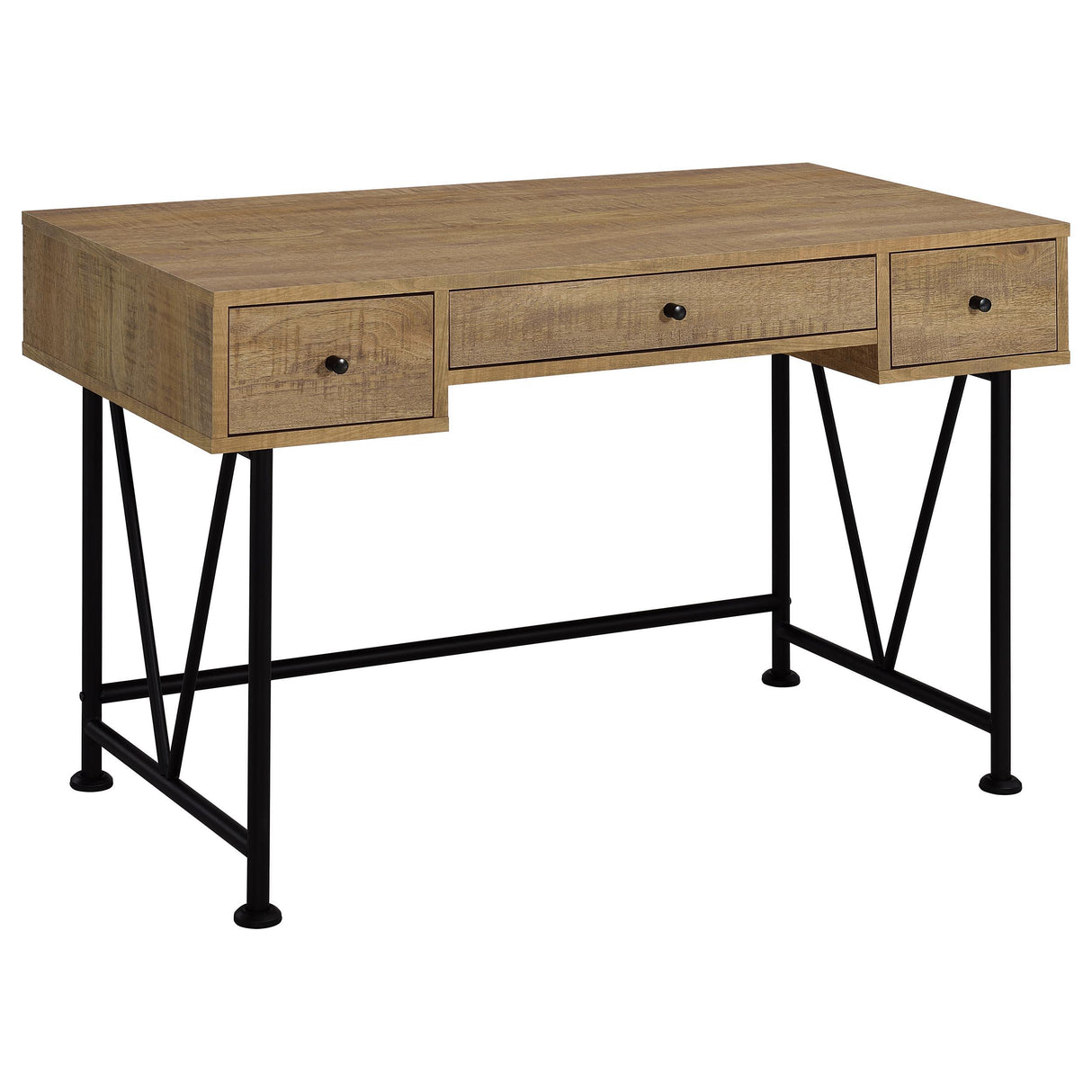 Analiese Mango 47-inch 3-drawer Writing Desk from Coaster - Luna Furniture