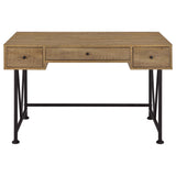 Analiese Mango 47-inch 3-drawer Writing Desk from Coaster - Luna Furniture