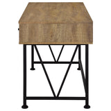 Analiese Mango 47-inch 3-drawer Writing Desk from Coaster - Luna Furniture