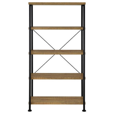 Analiese Mango 63-inch 4-shelf Bookshelf from Coaster - Luna Furniture