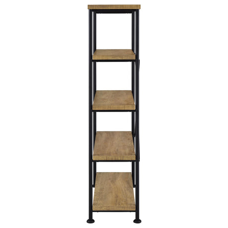 Analiese Mango 63-inch 4-shelf Bookshelf from Coaster - Luna Furniture