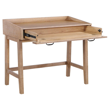 Fabian Distressed Light Brown 38-inch Computer Desk with Keyboard Drawer from Coaster - Luna Furniture