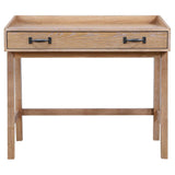 Fabian Distressed Light Brown 38-inch Computer Desk with Keyboard Drawer from Coaster - Luna Furniture