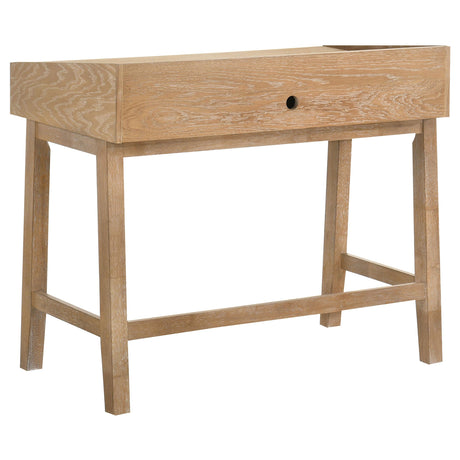 Fabian Distressed Light Brown 38-inch Computer Desk with Keyboard Drawer from Coaster - Luna Furniture
