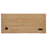 Vermes Light Ash 55-inch 3-drawer Writing Desk with Power Outlet from Coaster - Luna Furniture