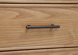 Vermes Light Ash 55-inch 3-drawer Writing Desk with Power Outlet from Coaster - Luna Furniture