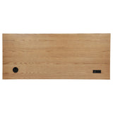 Vermes Light Ash 66-inch 7-drawer Computer Desk with Power Outlet from Coaster - Luna Furniture