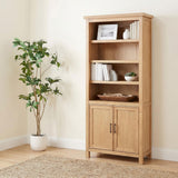 Vermes Light Ash 72-inch 2-door Home Office Cabinet Bookcase from Coaster - Luna Furniture